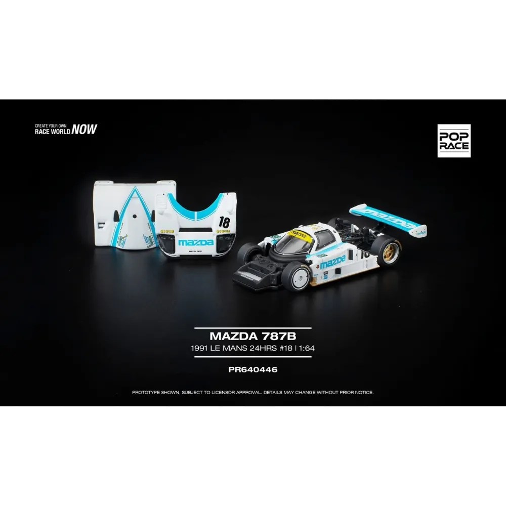 POP RACE Mazda 787B 1:64