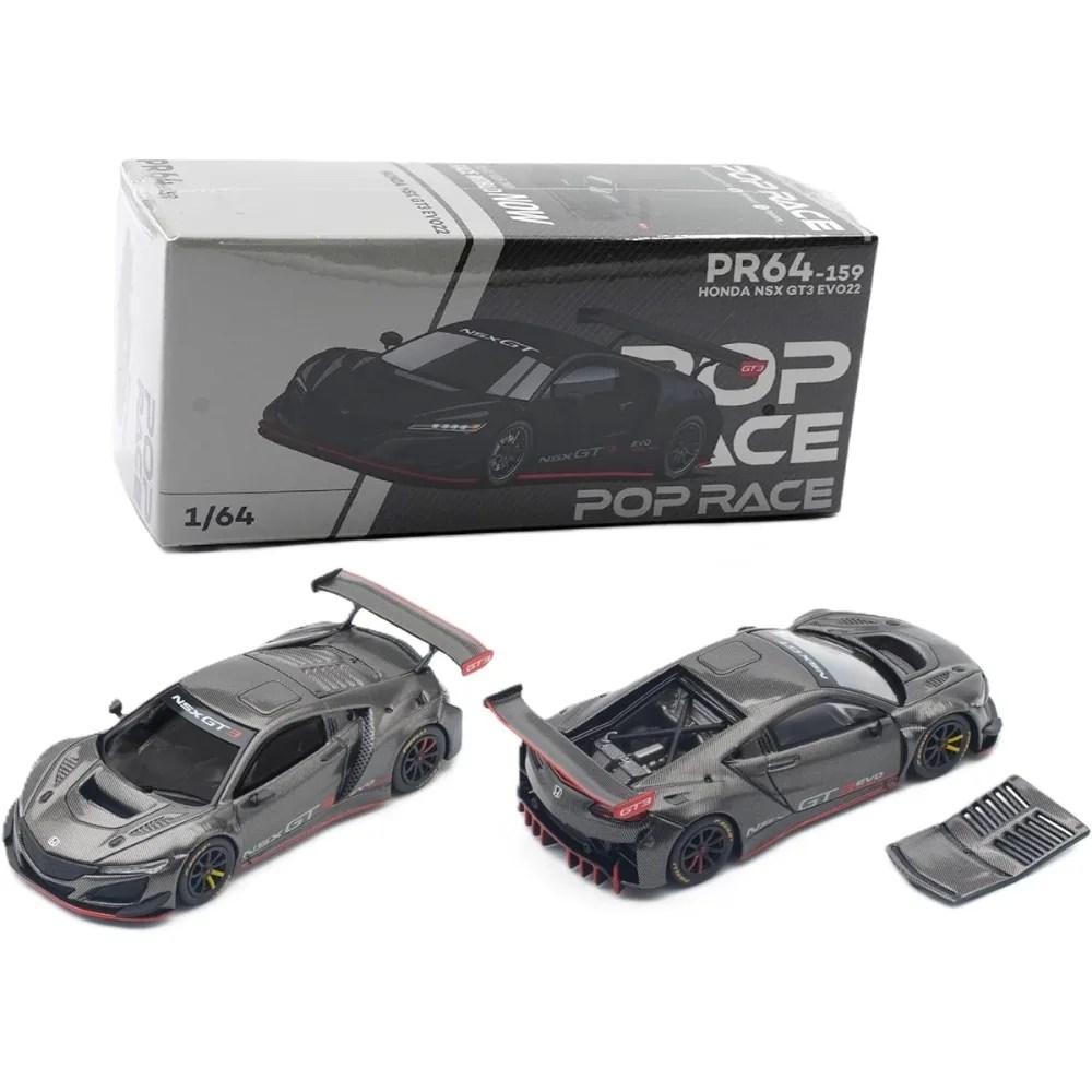 Pop Race Honda NSX GT3 Evo22 1:64 Diecast Car