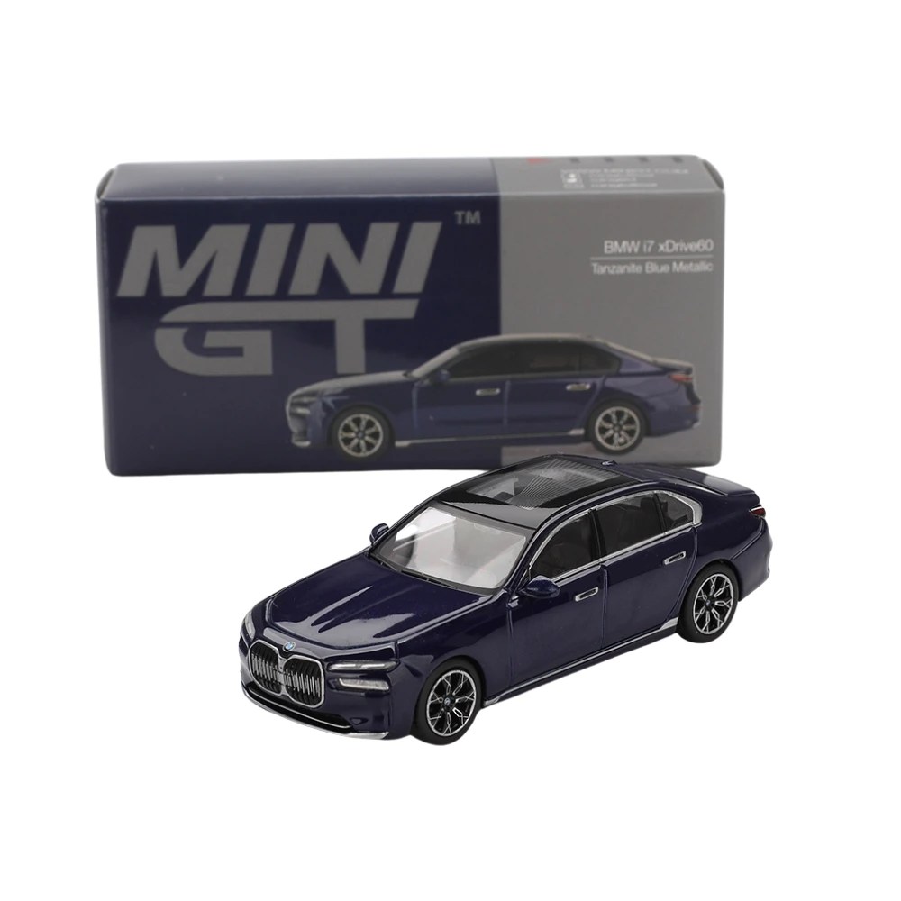 Mini GT BMW i7 xDrive60 Tanzanite Blue Metallic