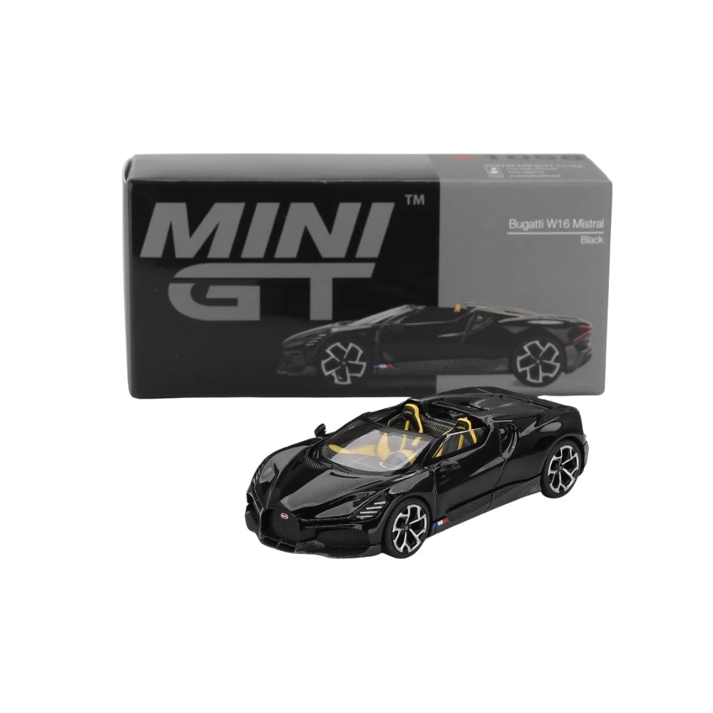Mini GT Bugatti W16 Mistral Black