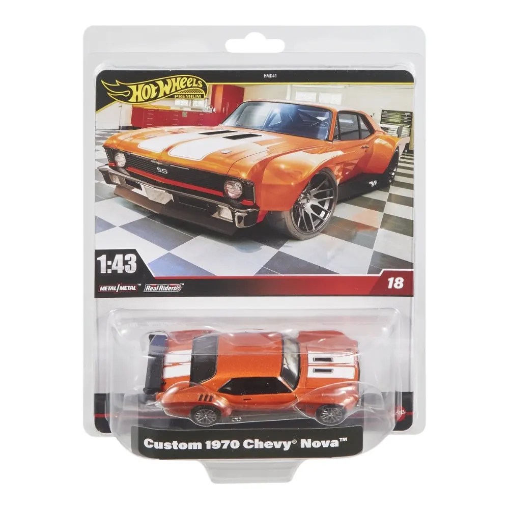 Hot Wheels Premium Custom 1970 Chevy Nova Imported