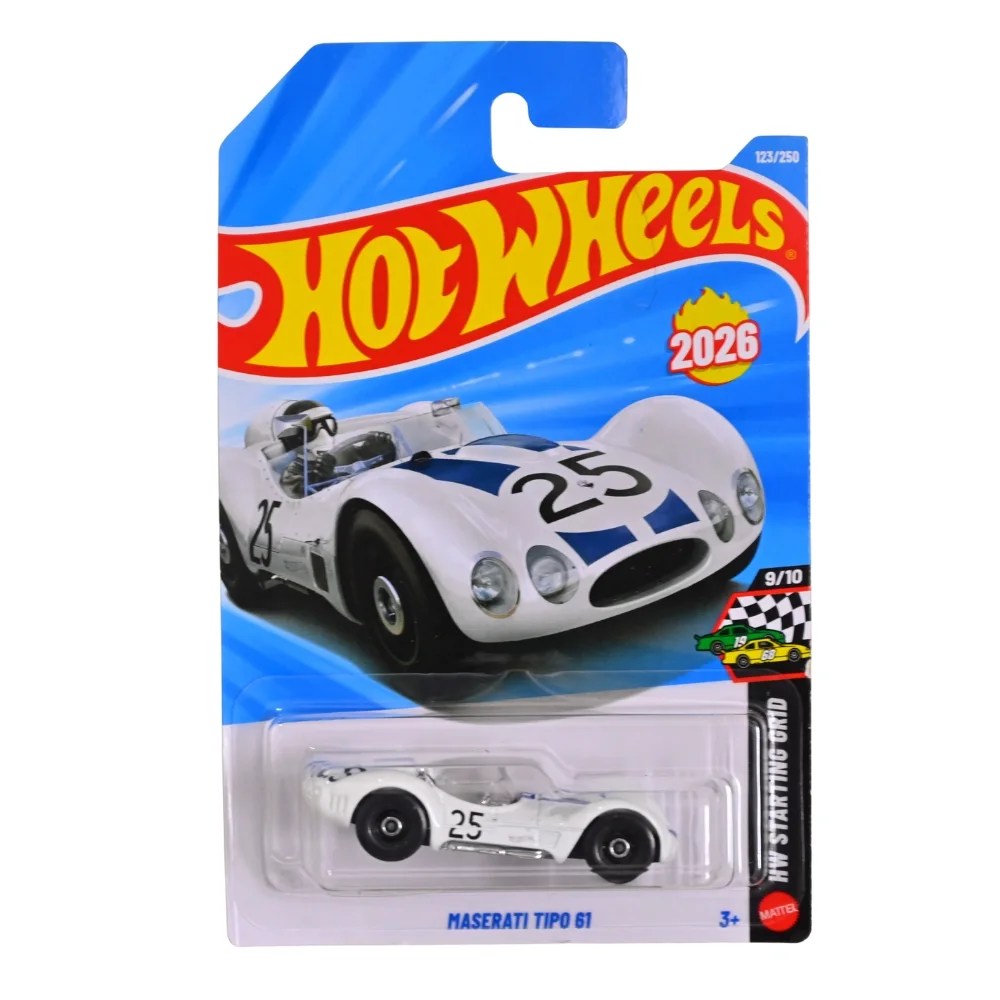 Hot Wheels Maserati Tipo 61 white 123 250