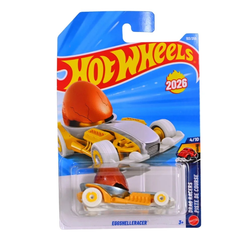 Hot Wheels Eggshelleracer yellow 103 250