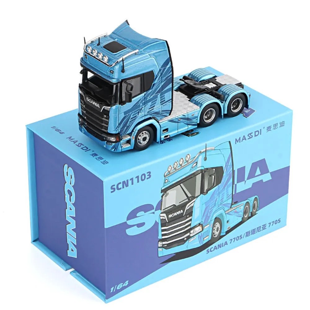 1/64 MASDI MASSDI SCANIA 770S トラクターヘッド Massdi 1:64 Scania 770S Diecast Truck Model - Grover Techno