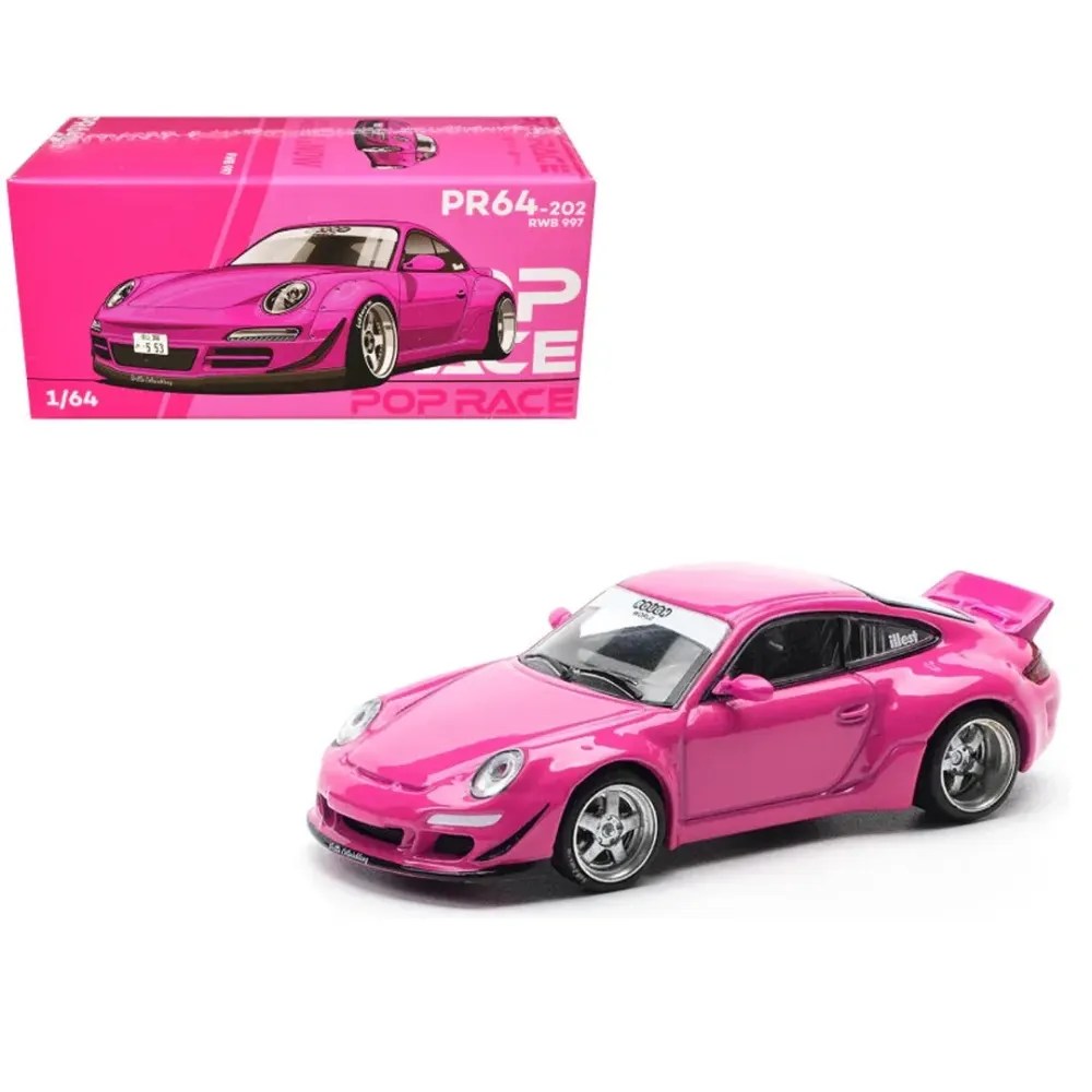 Pop Race PR64-202 RWB Porsche 997 Pink