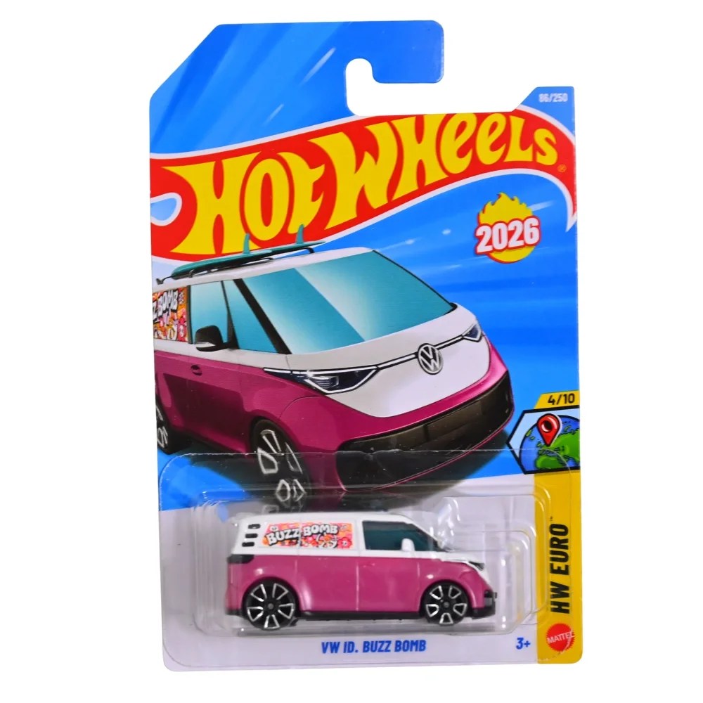 Hot Wheels VW ID Buzz Bomb pink white 86 250