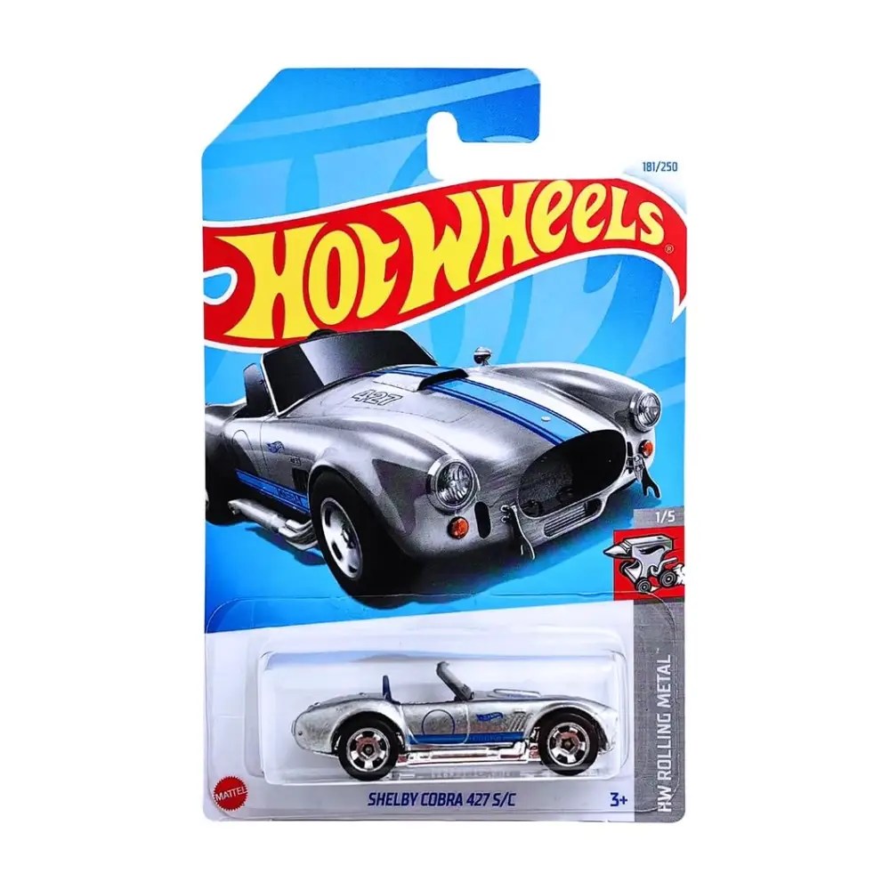 Hot Wheels Shelby Cobra 427 S/C Silver