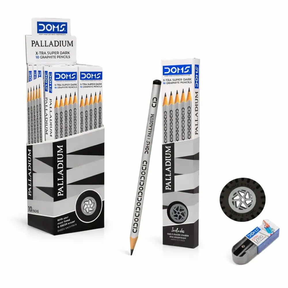 DOMS Palladium X-tra Dark Graphite Pencils (10 Pack)