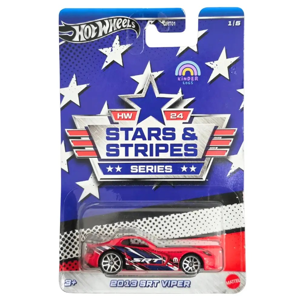 Hot Wheels 2013 SRT Viper Red Stars