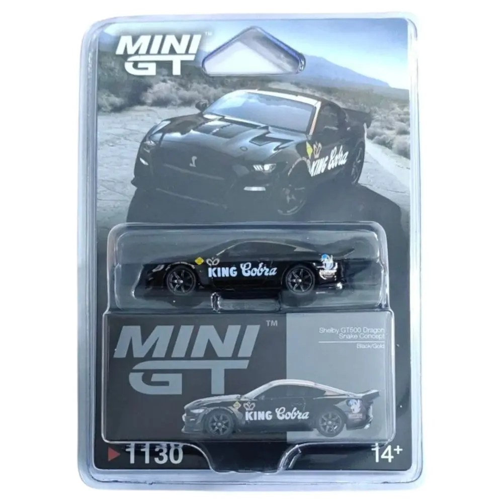 Mini GT 1130 Shelby GT500 Dragon Snake King Cobra Black Gold