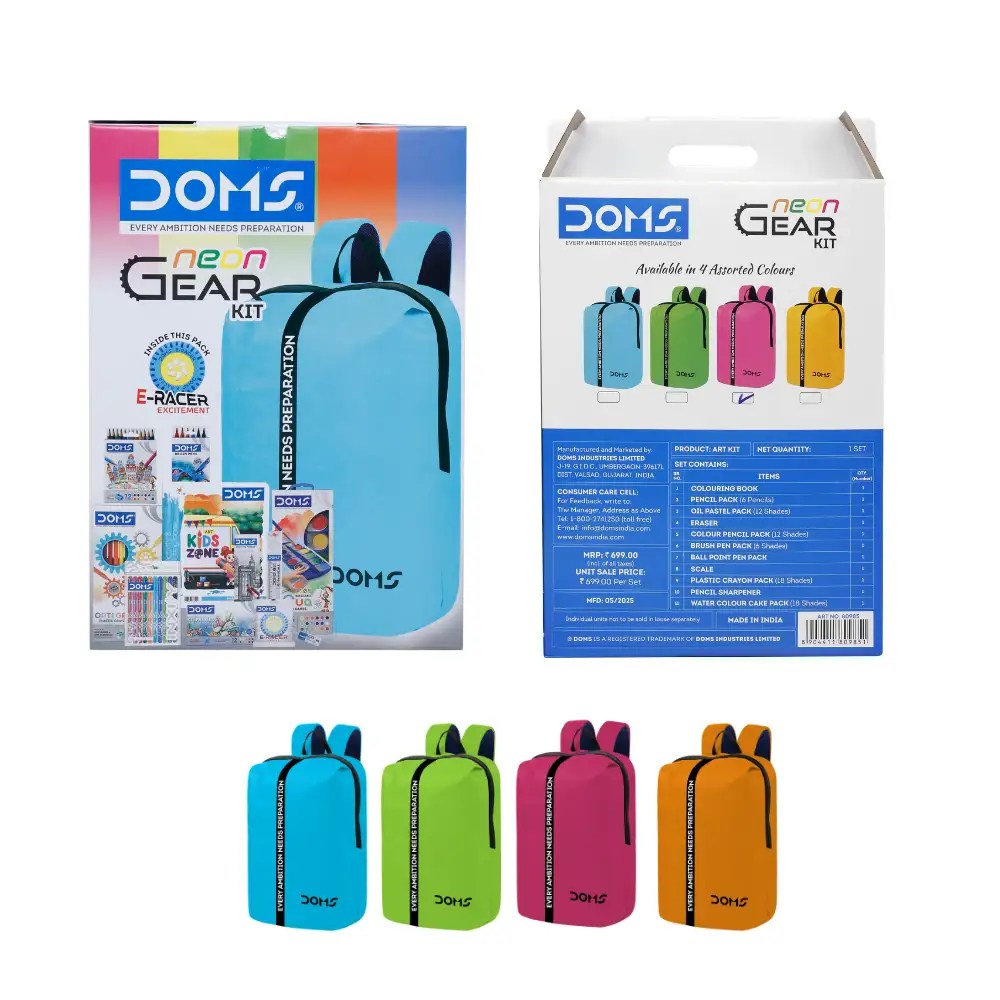 DOMS Neon Gear Art Kit