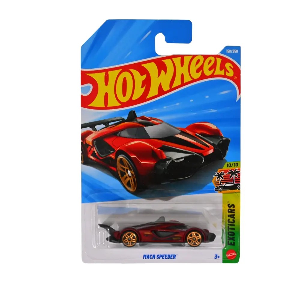 Hot Wheels Red Mach Speeder Exotic Cars