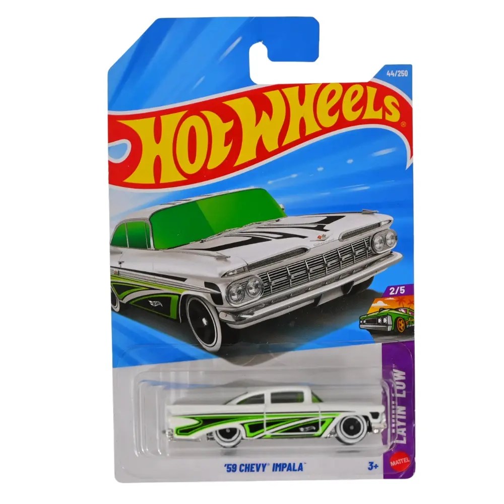 Hot Wheels '59 Chevy Impala White Green – 44/250