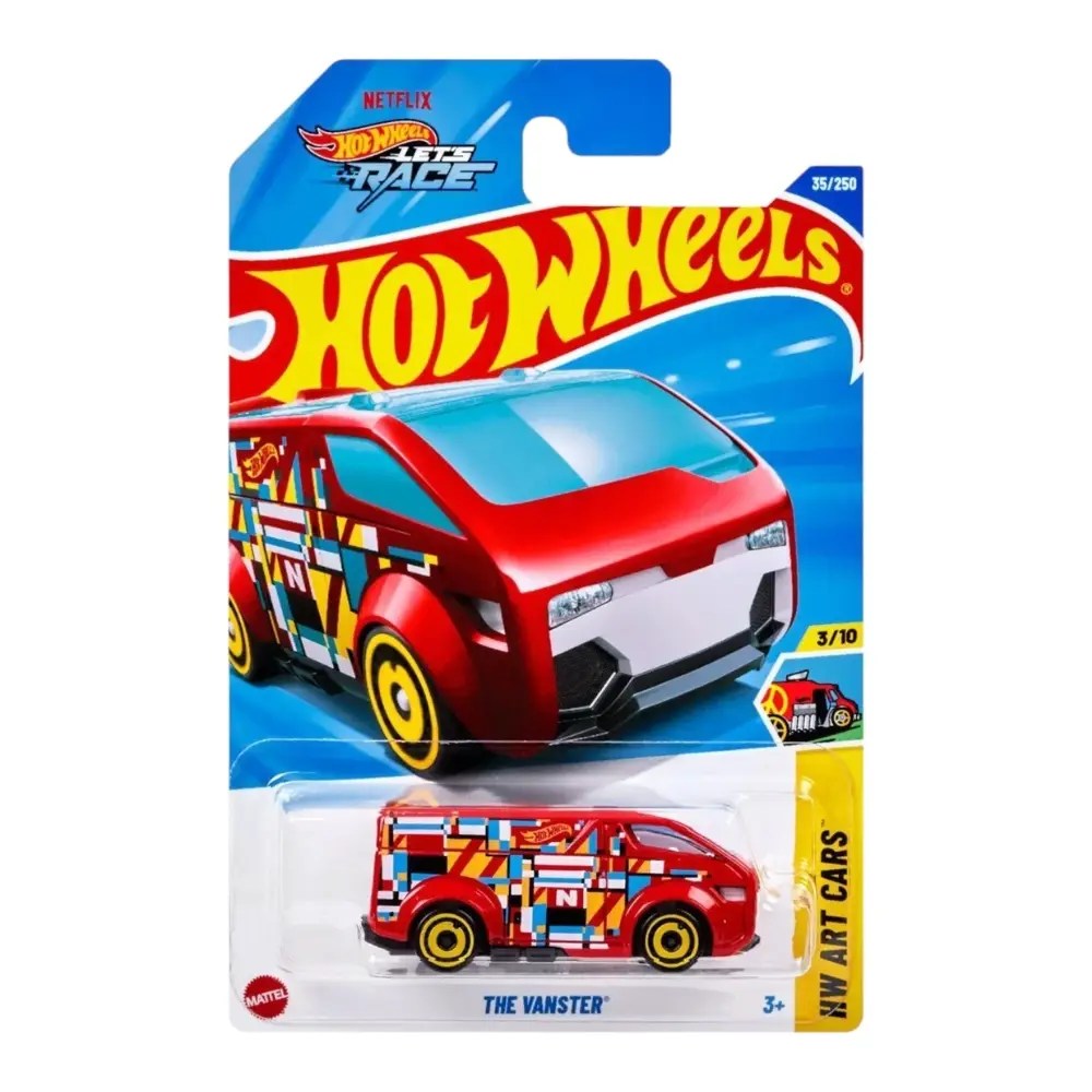 Hot Wheels The Vanster Red Multi Color Imported