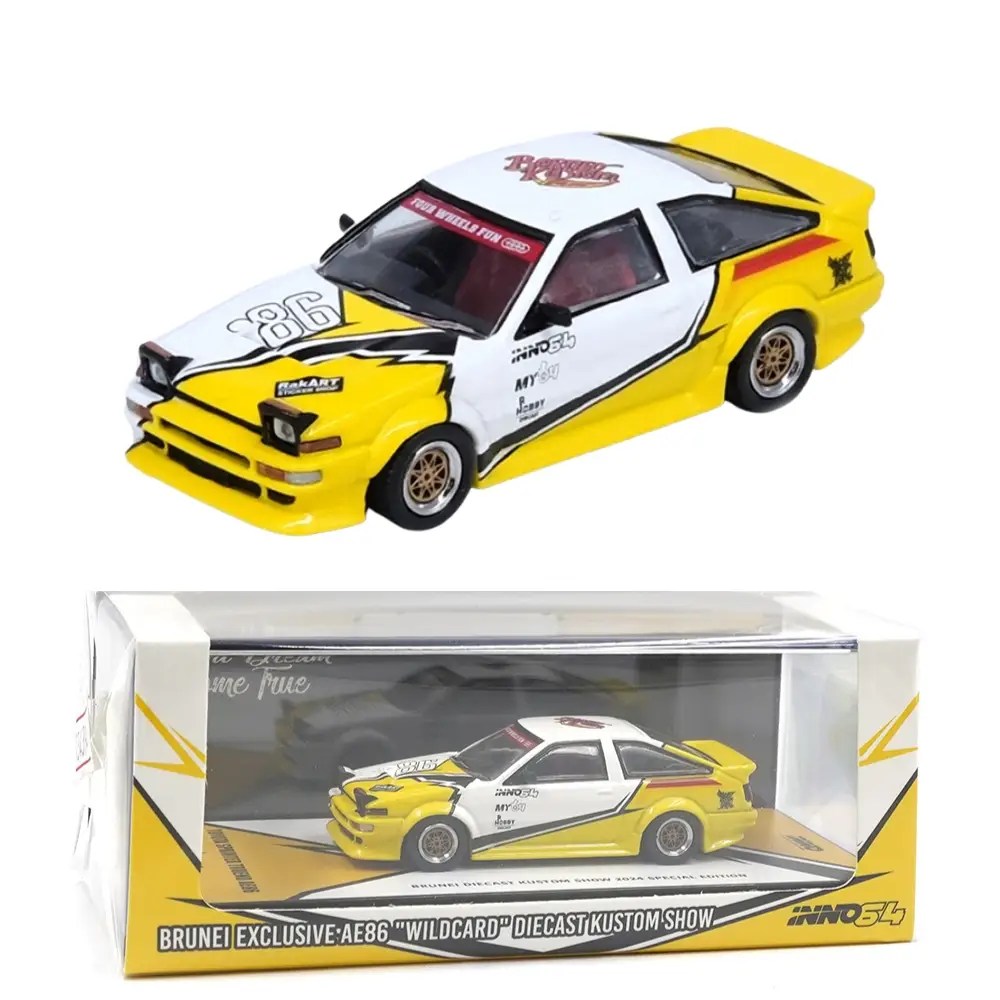 Inno64 Toyota AE86 Wildcard Diecast Car Brunei Exclusive