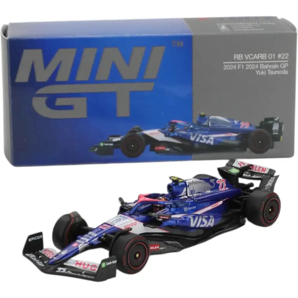 Mini GT RB VCARB 01 #22 2024 F1 Bahrain GP Yuki Tsunoda