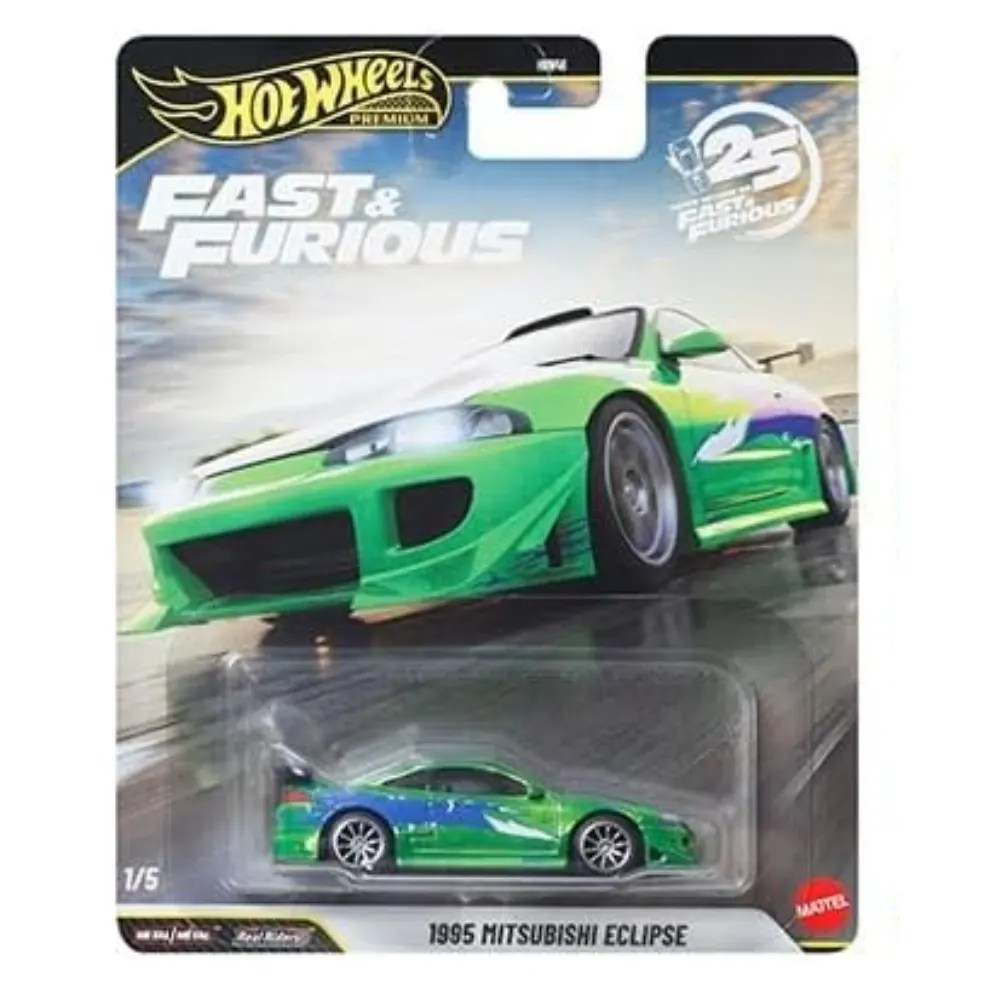 Hot Wheels Fast & Furious 1995 Mitsubishi Eclipse Green