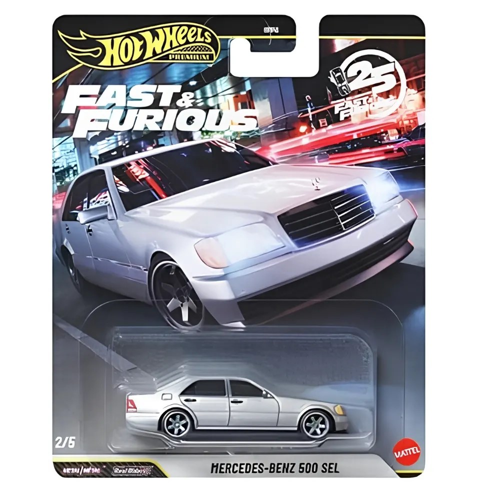 Hot Wheels Fast & Furious Mercedes-Benz 500 SEL White