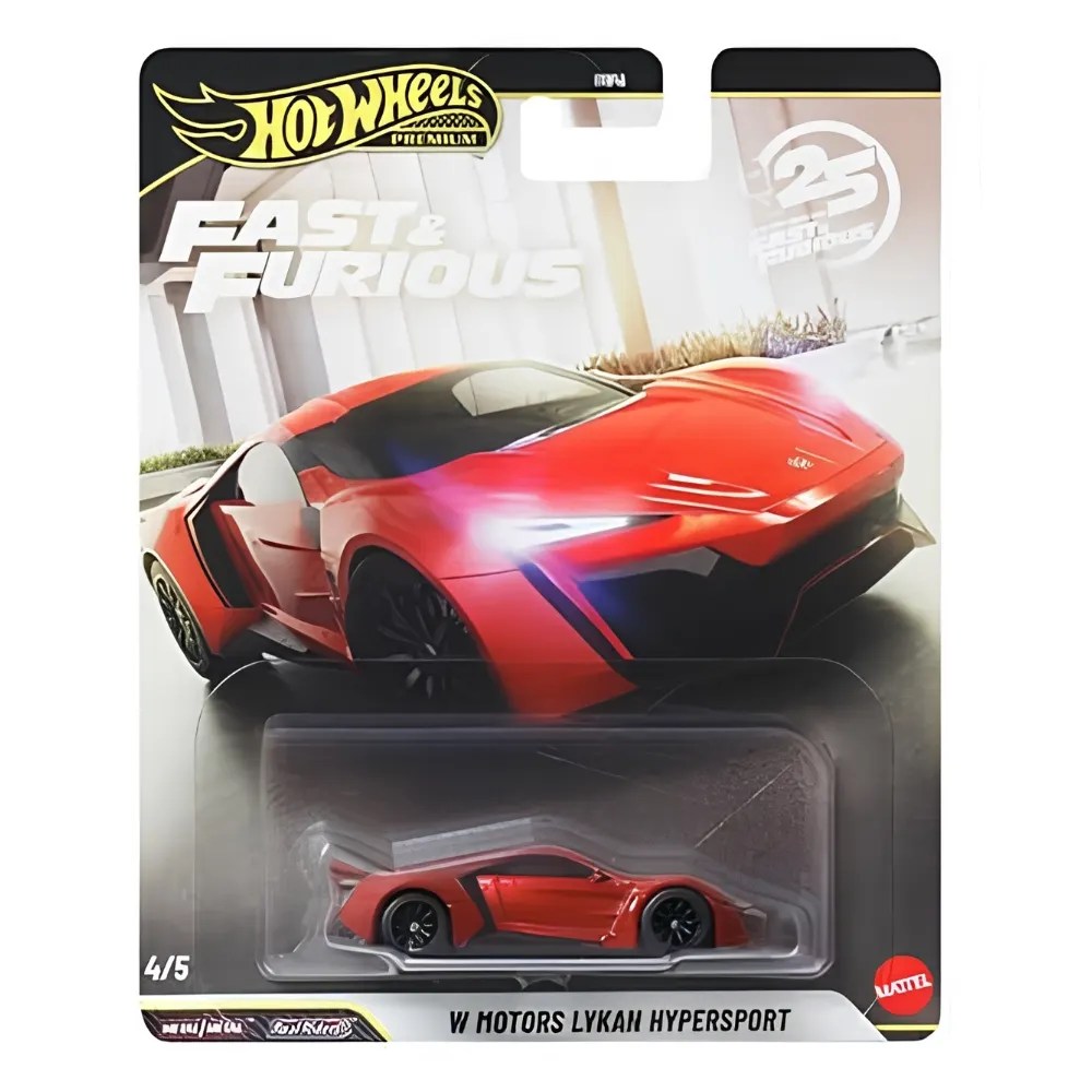 Hot Wheels Fast & Furious Lykan Hypersport Red