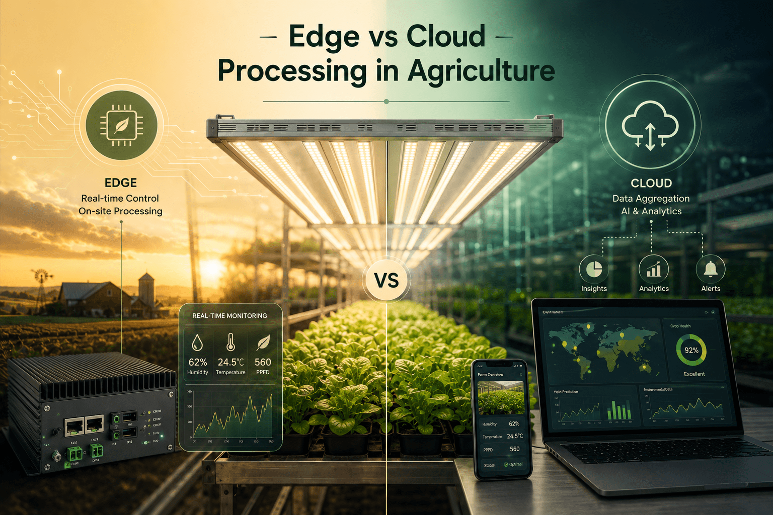 Edge vs Cloud Processing in Agriculture