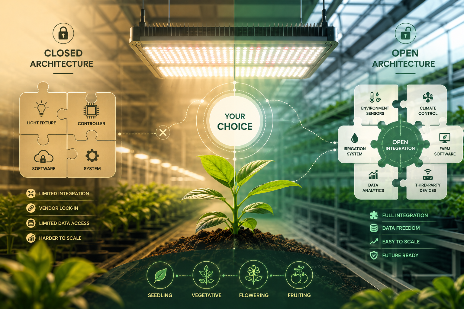 Open vs Closed Architectures in Horticultural Automation