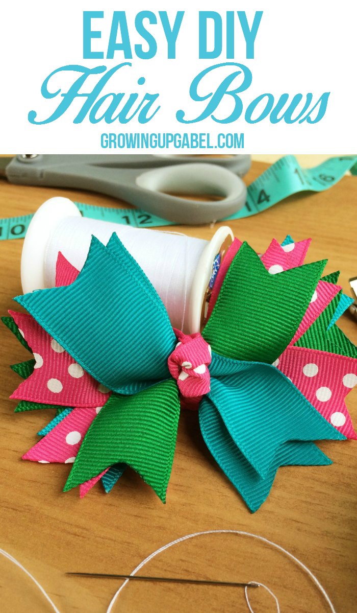 How to make hair bows out of ribbon