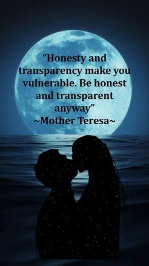 Transparency is essential