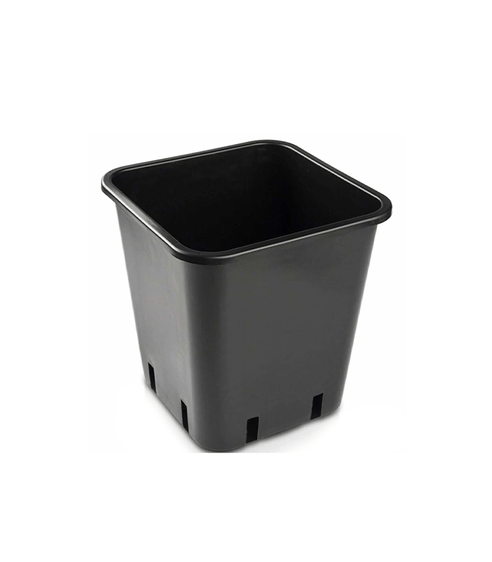Pot Carré Noir de 1.8L