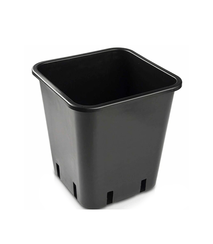 Pot Carré Noir de 30L