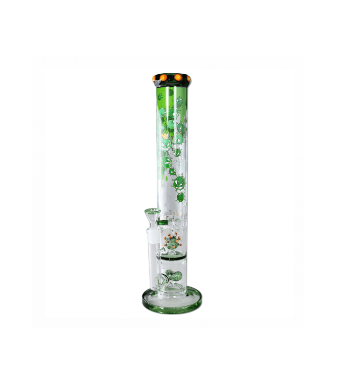 Bong en verre - Black Leaf Invaders