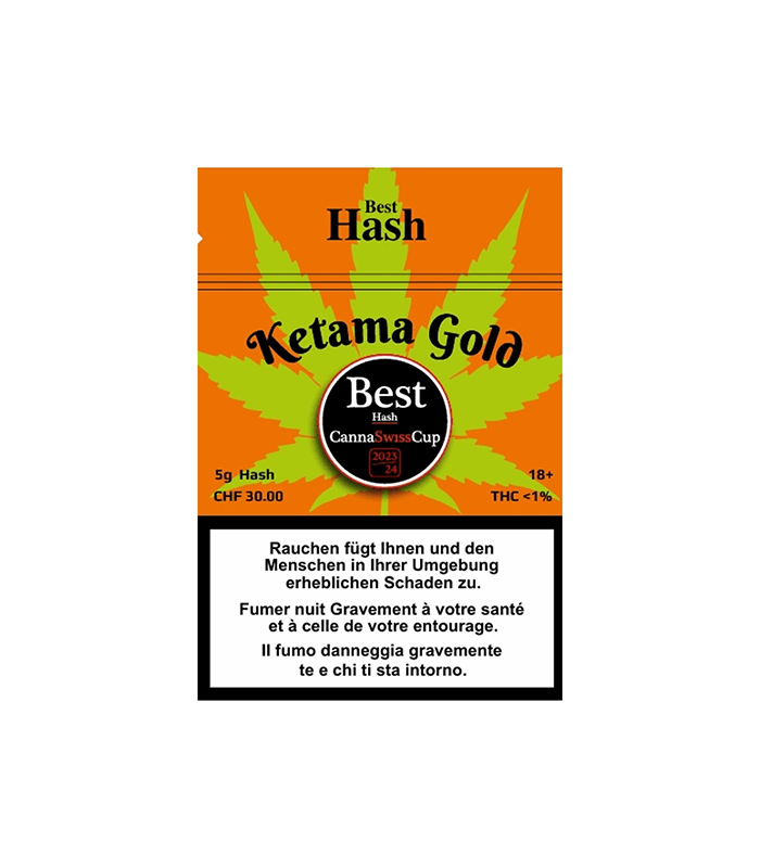 Bio Sativa Ketama Gold – Best Hash 5g