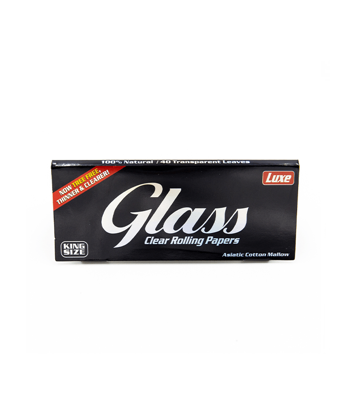 Feuille à rouler - Glass King Size Transparent Cellulose Papers 1 Pack