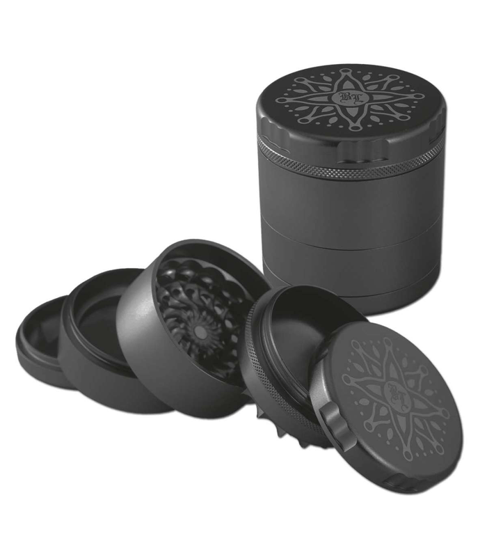 Grinder – Black Leaf CNC Flower 5-parts