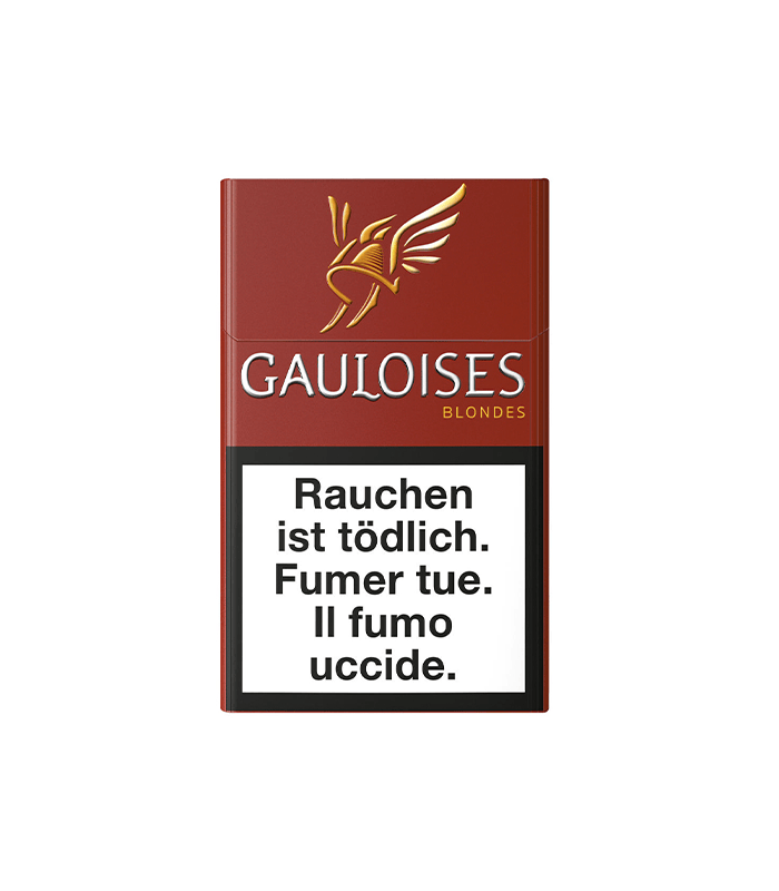 Tabac - Gauloises Blondes Rouge Boîte – 10x20 cigarettes