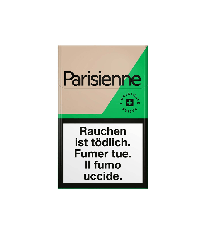 Tabac - Parisienne Add.Free Verte Boîte – 10x20 cigarettes