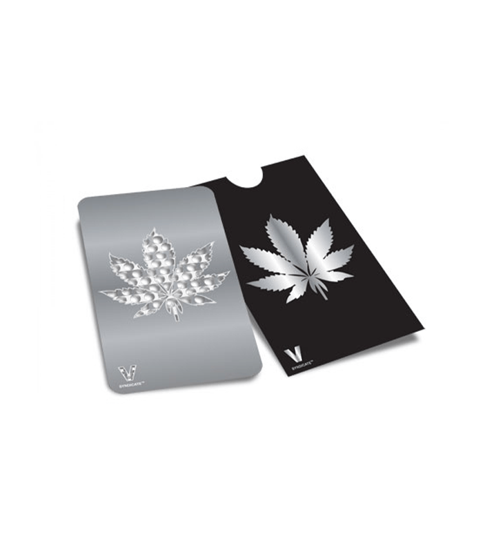Grinder – V Syndicate Grinder Card - Hanfblatt (argent)