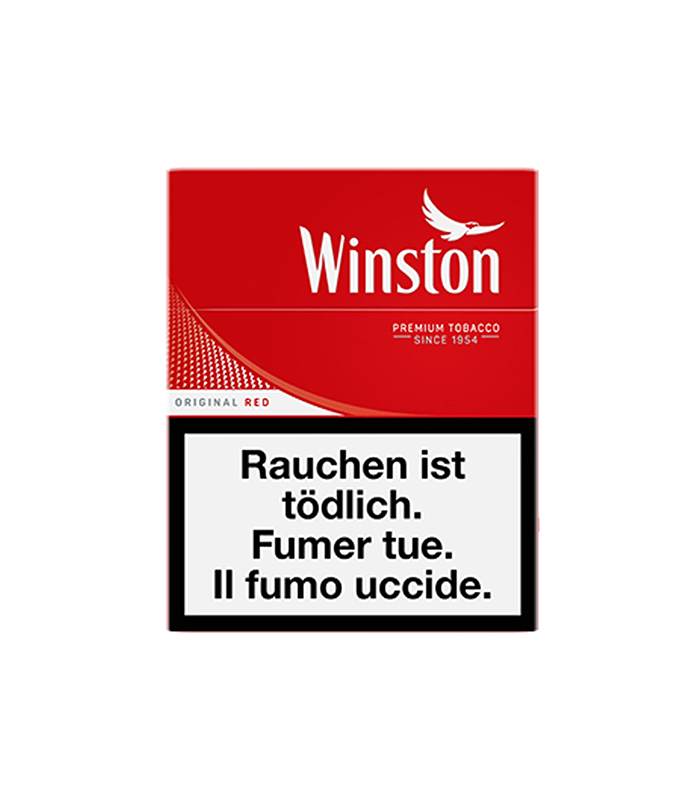 Tabac -Winston Original Rouge Boîte – 8x26 cigarettes