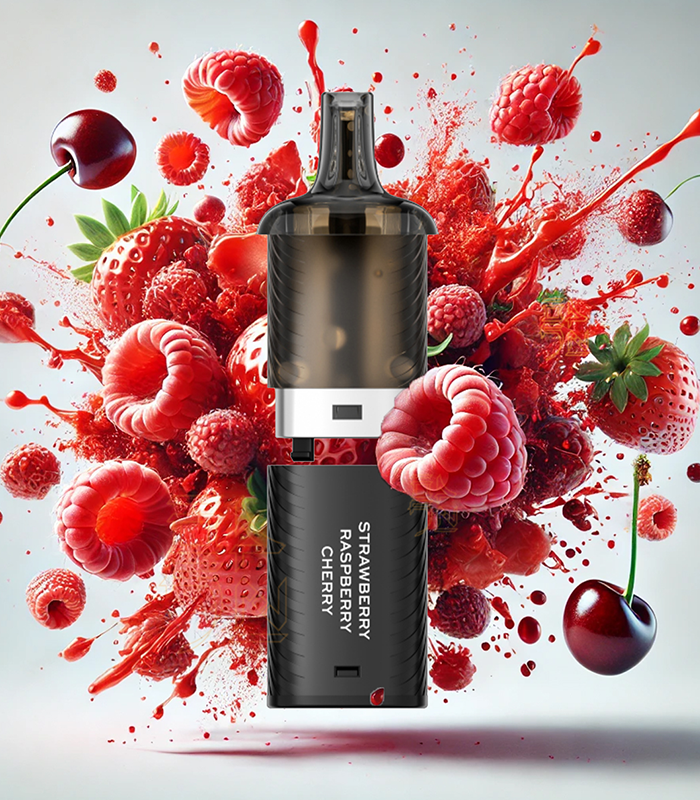 Cigarette électronique - Vozol Vista Plug Pod Strawberry Raspberry Cherry 20mg