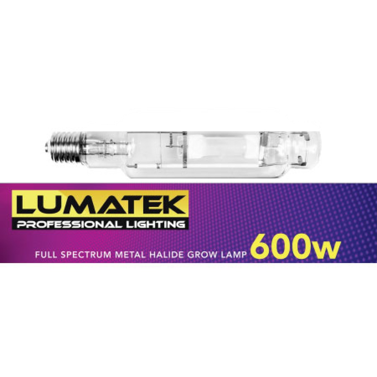 Lumatek 600W Metal Halide – Ampoule MH Croissance