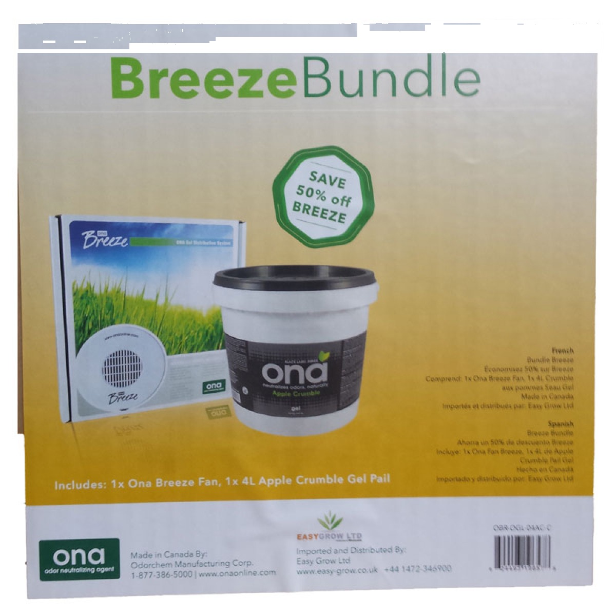 ONA Breeze Bundle Apple Crumble - Kit Complet