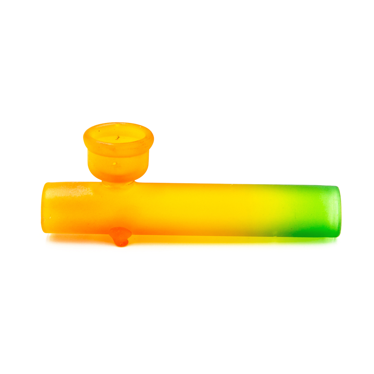 Coloured Glass Pipe Rasta 10cm