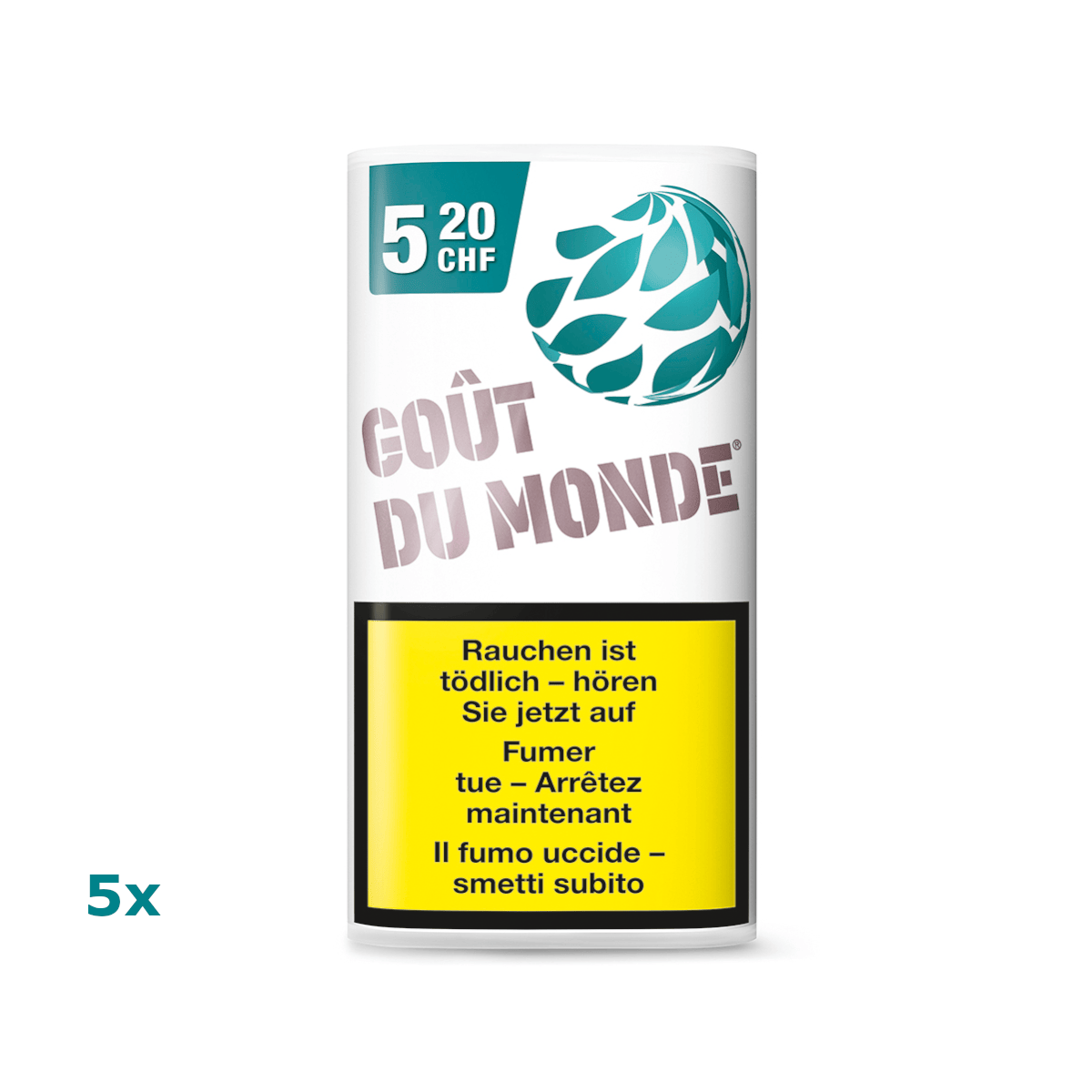 Tabac - Goût du Monde Pack 5 x 25g