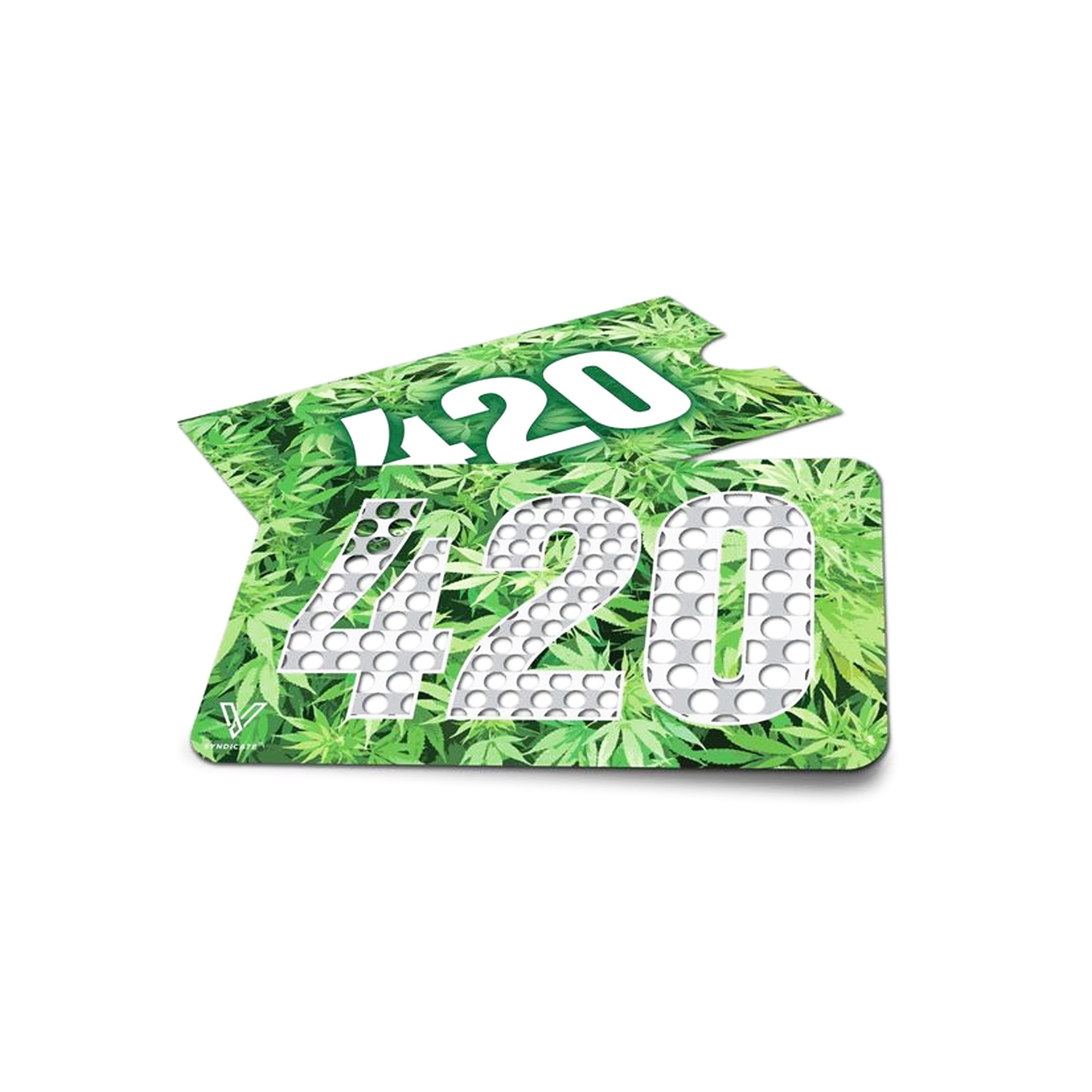 V Syndicate Grinder Card - 420 Green