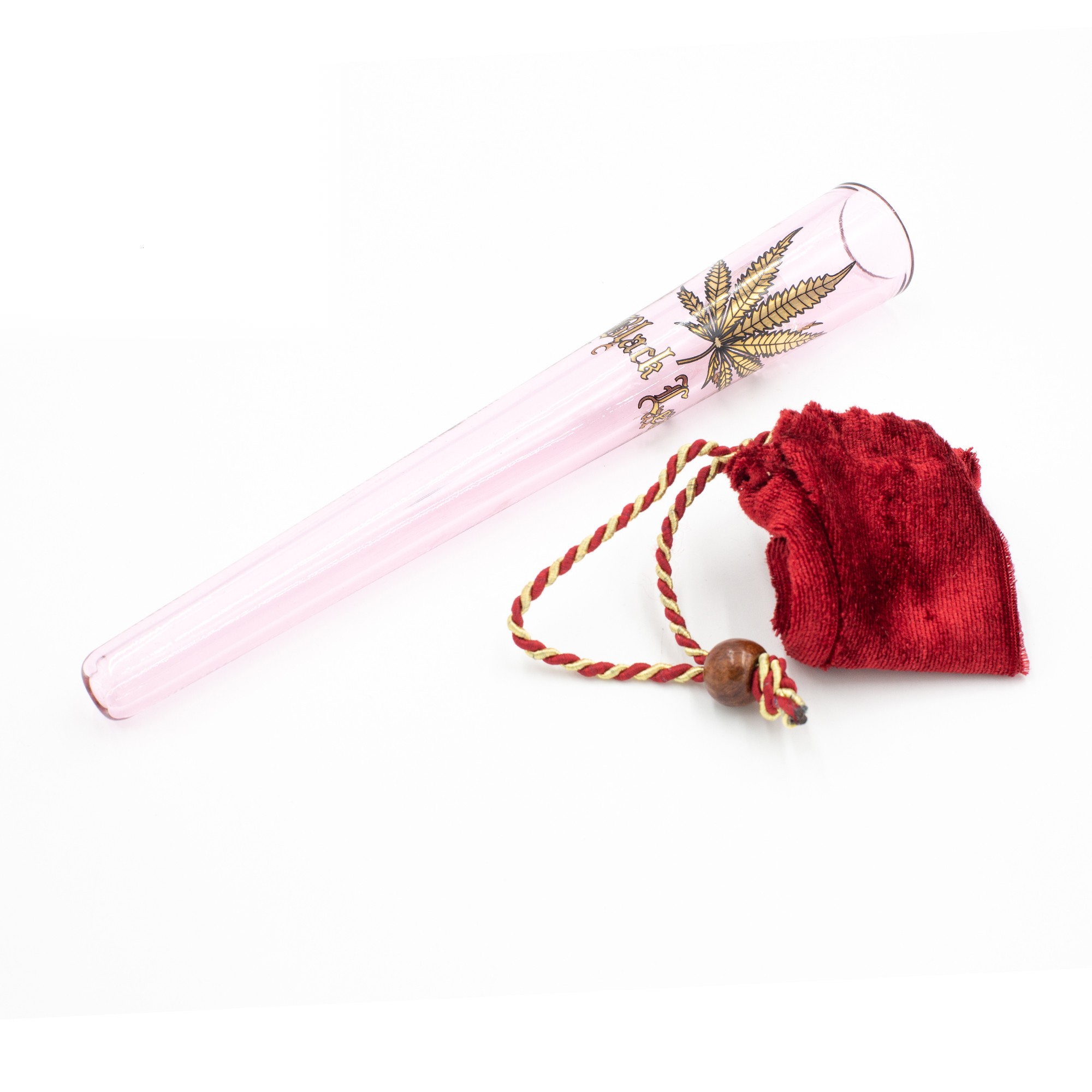 Black Leaf Glasshillum pink 23cm