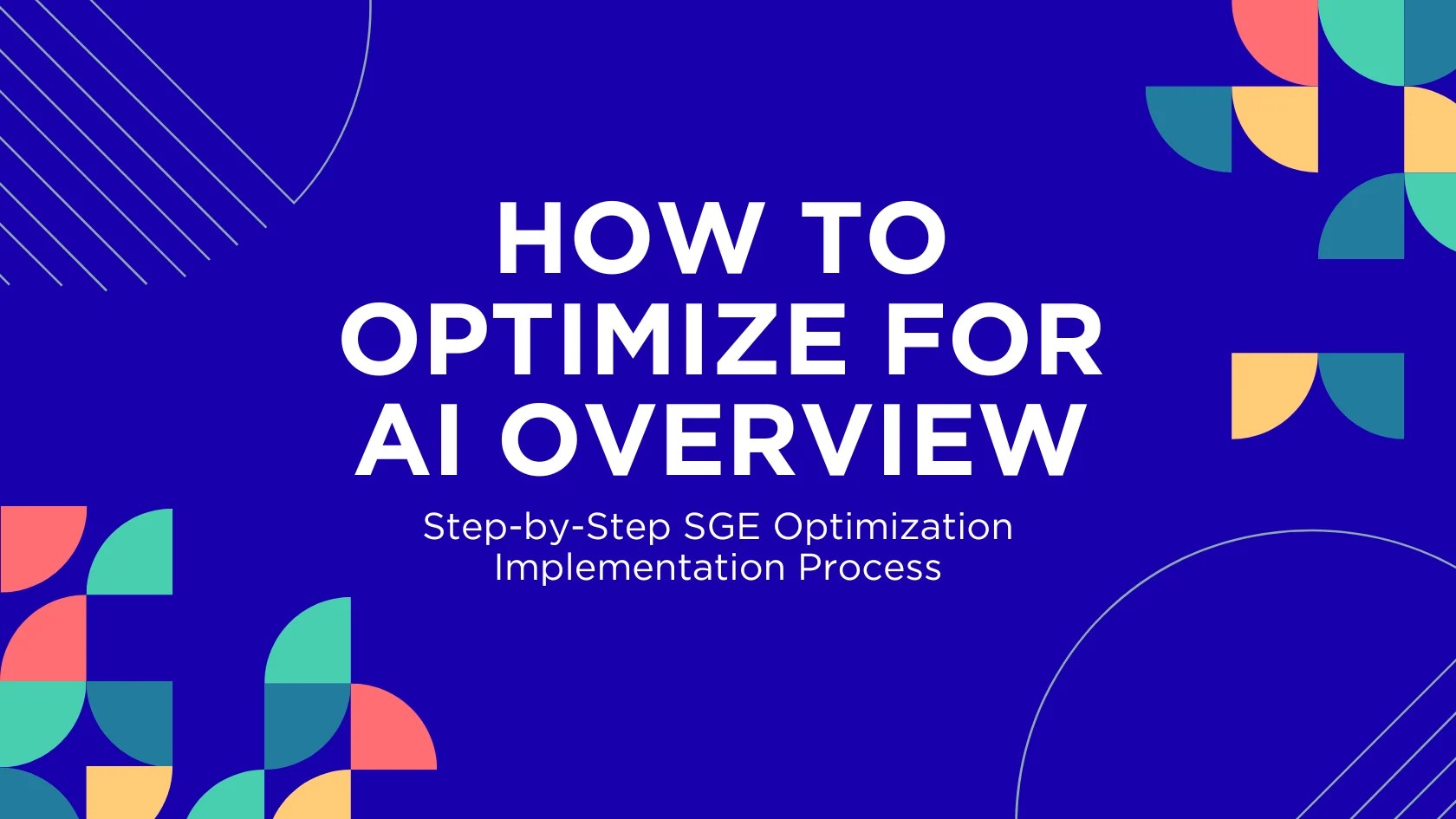 Growth Advisor - How to optimise for AI overview