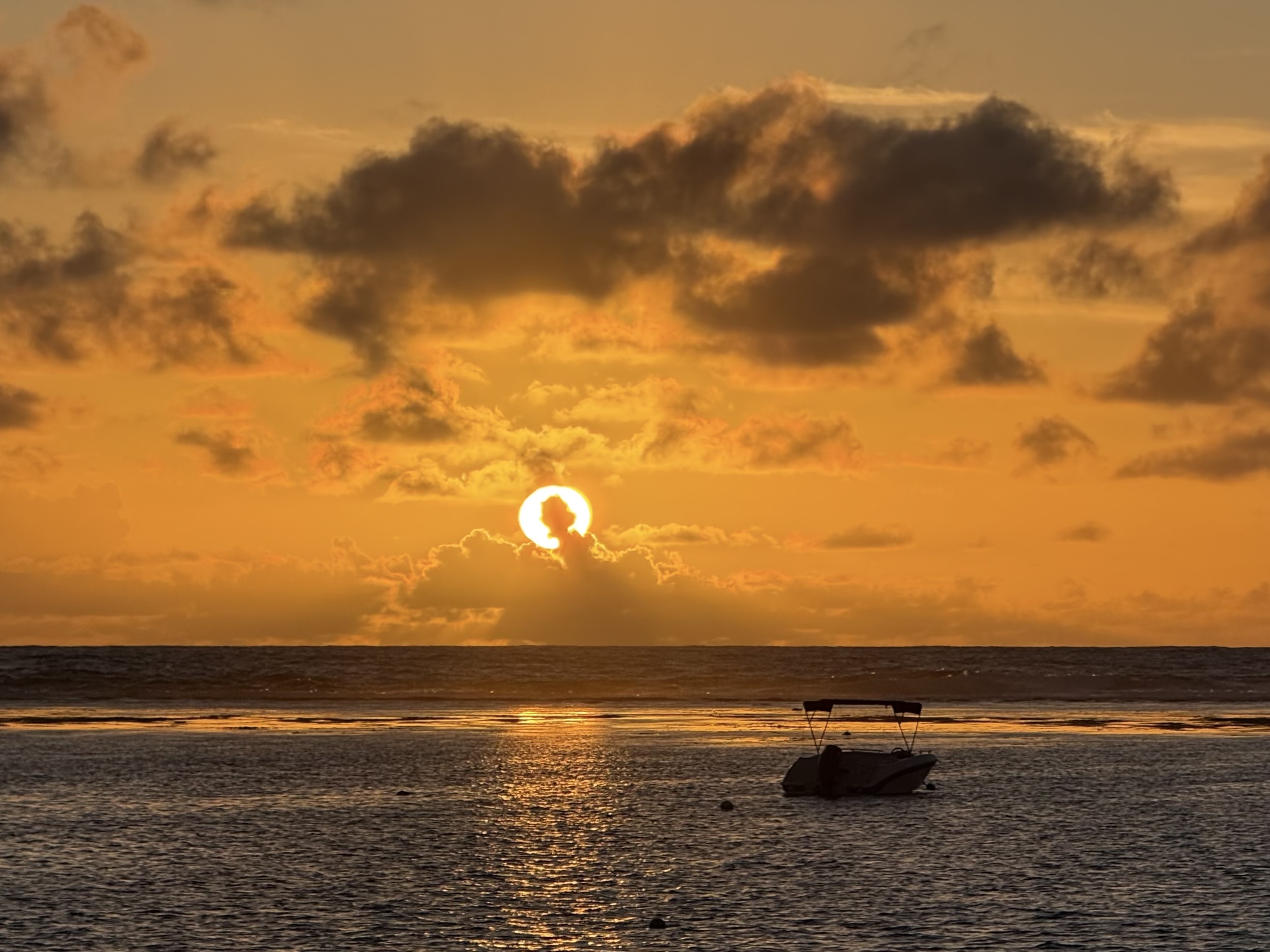 Sonnenuntergang in Mauritius
