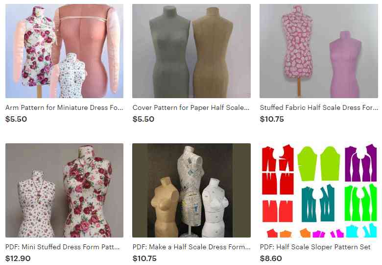 Half Scale Pattern Changes Grow Your Own Clothes