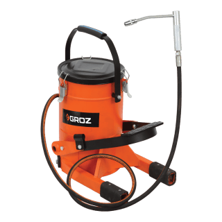 GROZ GREASE PUMP FOOT W/10KG BKT FOP10A