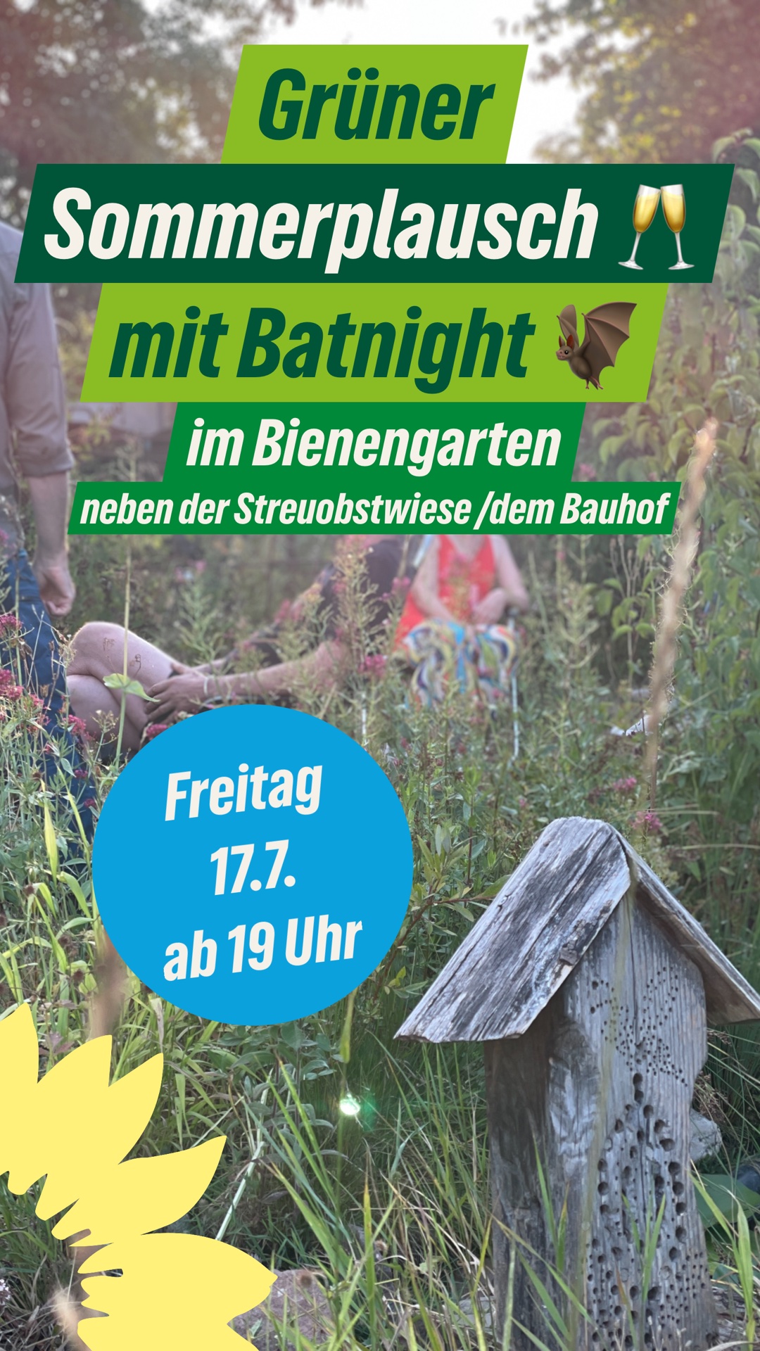 Herzliche Einladung zum grünen Sommerplausch
