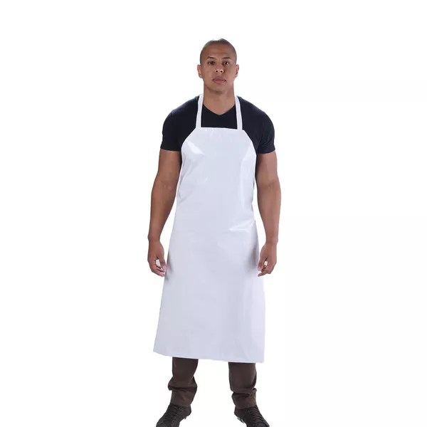 AVENTAL PVC FORRADO BRANCO 0.70 X 1.20CM POLICAP CA 33301